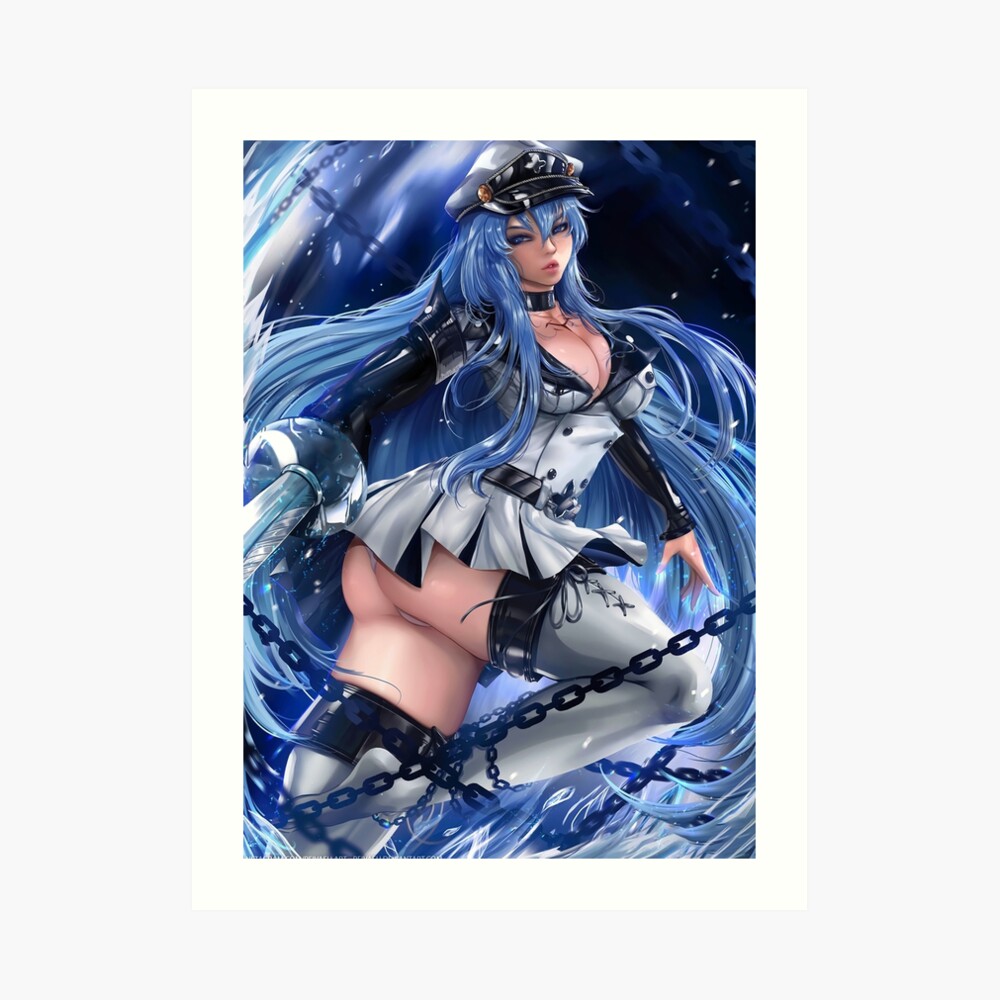 Esdeath Akame Ga Kill Printing For Wibu