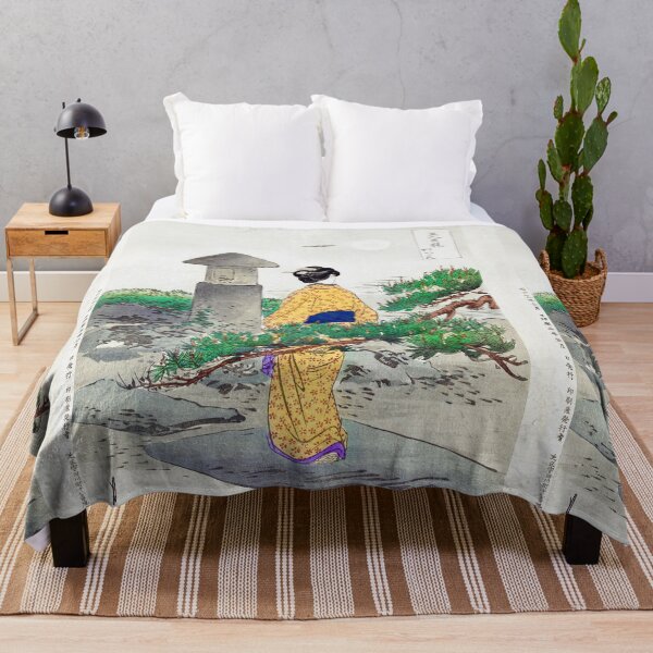 Item preview, Full Moon and Pine Tree (1896) designed and sold by vanyadesign.