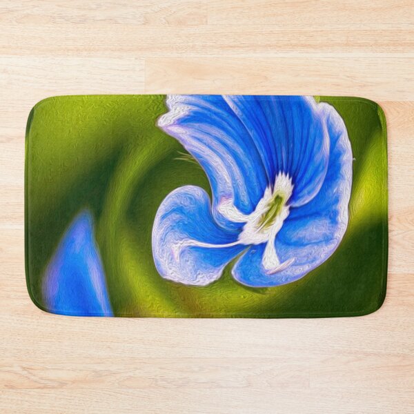Item preview, Beautiful blue flower pattern designed and sold by Patternflower.