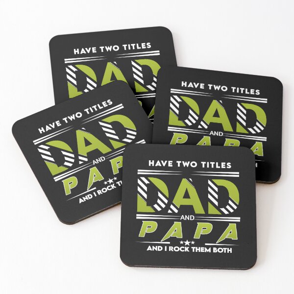 Item preview, Have Two Titles Dad And Papa And I Rock Them Both, father's Day designed and sold by Hussain Shirts.