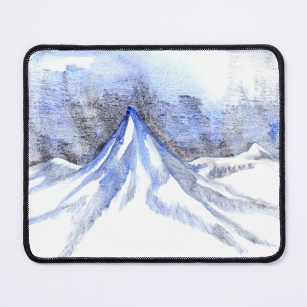 Item preview, a lonely mountain above a lake designed and sold by The Raven's Landing.