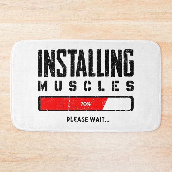 Item preview, Installing muscles... Please Wait designed and sold by Shope2shope.