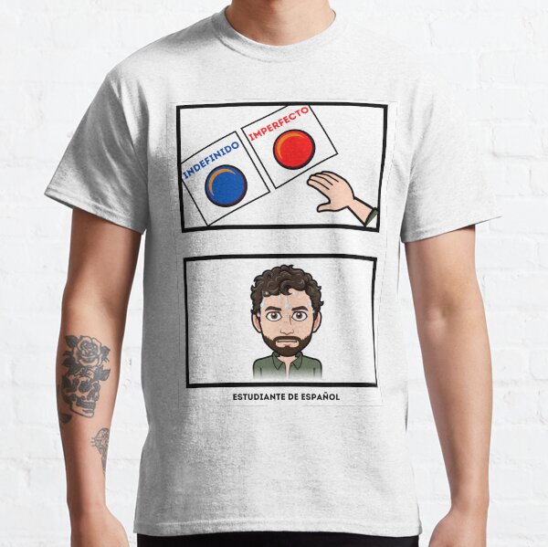 Indefinite or imperfect? - Button Classic T-Shirt