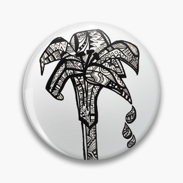 Item preview, Poison Lily Abstract Ink Illustration designed and sold by Harriet Linton.