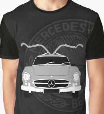 Mercedes Benz 300SL Silber Grafik T-Shirt