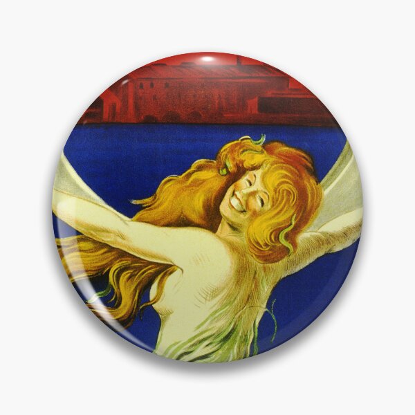 Item preview, LA SIRENE Pneu Velo Baudou Mermaid Tires 1910 Leonetto Cappiello Vintage French Advertisement Poster Art designed and sold by retroposters.