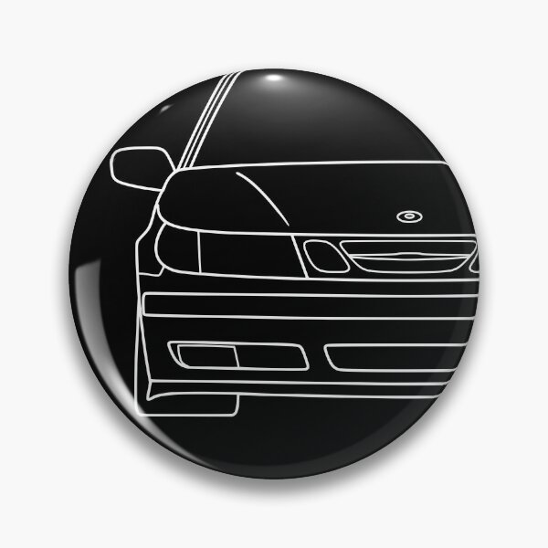 Item preview, Saab 9-5 1997-2001 pre-facelift white lines designed and sold by EdimDesign.