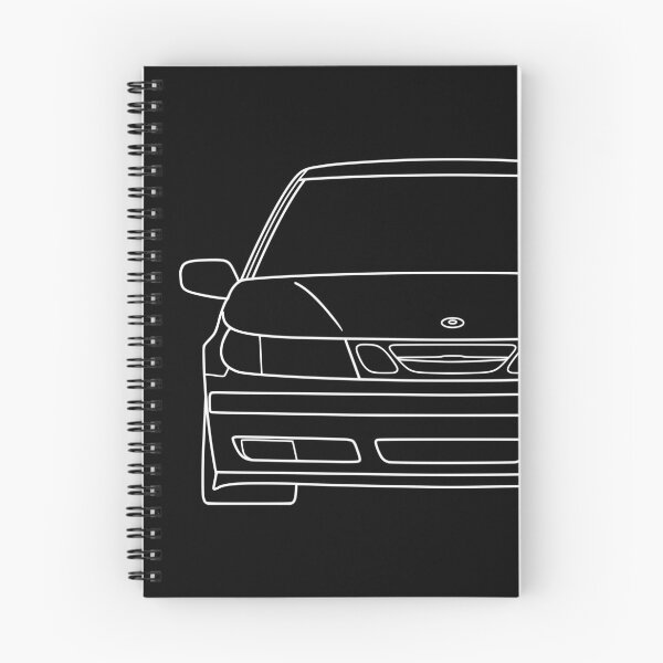 Item preview, Saab 9-5 1997-2001 pre-facelift white lines designed and sold by EdimDesign.