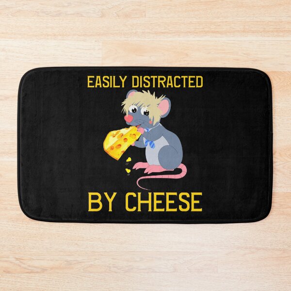Item preview, Easily distracted by cheese  designed and sold by 1DaisyChainLane.