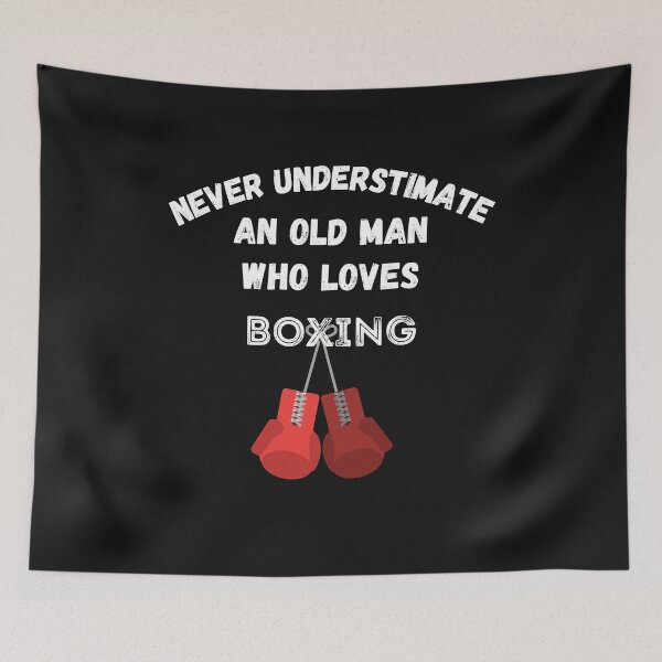 Item preview,  Never Underestimate An Old Man Who Loves Boxing designed and sold by Hab2.