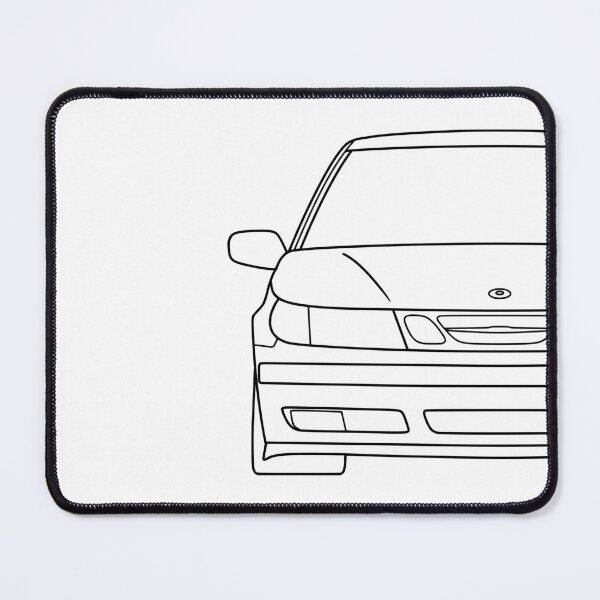 Item preview, Saab 9-5 1997-2001 pre-facelift black lines designed and sold by EdimDesign.