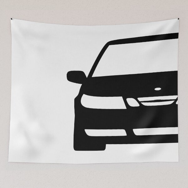 Item preview, Saab 9-5 1997-2001 pre-facelift black silhouette designed and sold by EdimDesign.