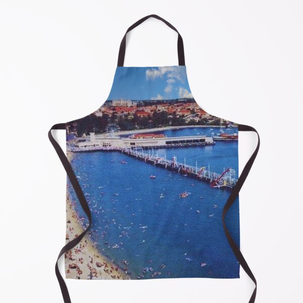 Item preview, Vintage Manly Harbour Pool and Promenade 1950 designed and sold by LOSTMANLY.