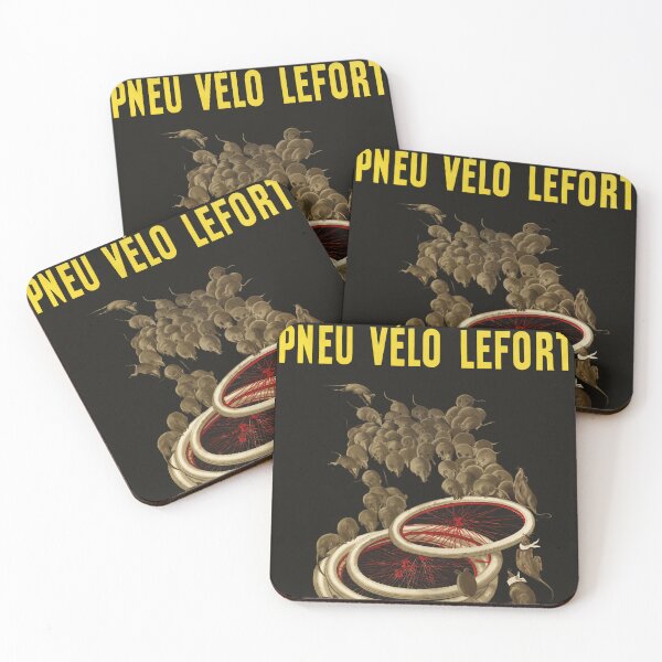Item preview, PNEU VELO LEFORT Tires 1911 by Leonetto Cappiello Vintage French Art Deco Advertisement Poster designed and sold by retroposters.