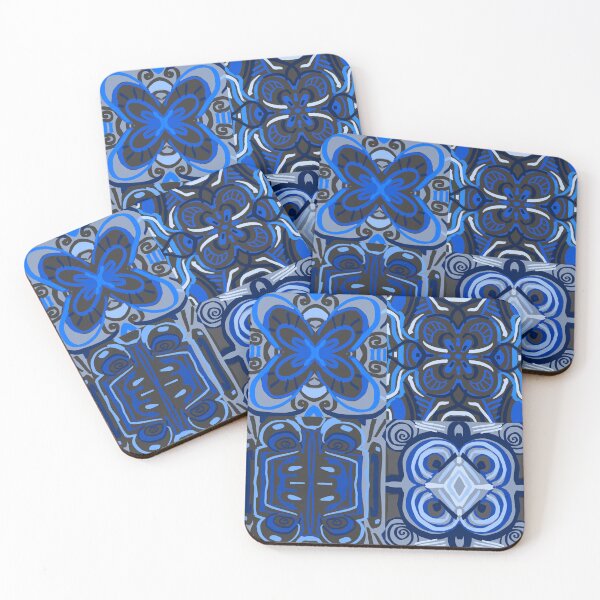 Item preview, mandala tiles designed and sold by HibiscusHeron.