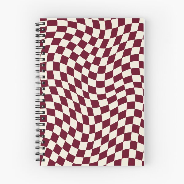 Item preview, Wavy Burgundy Checks designed and sold by CaseyCara.