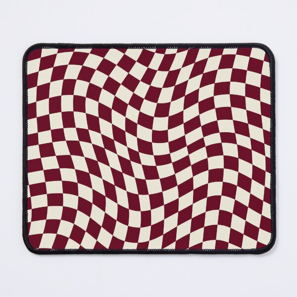 Item preview, Wavy Burgundy Checks designed and sold by CaseyCara.