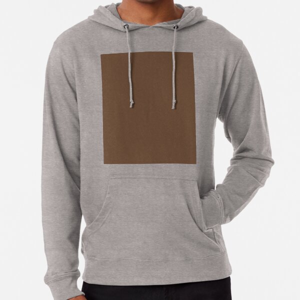 plain brown hoodie