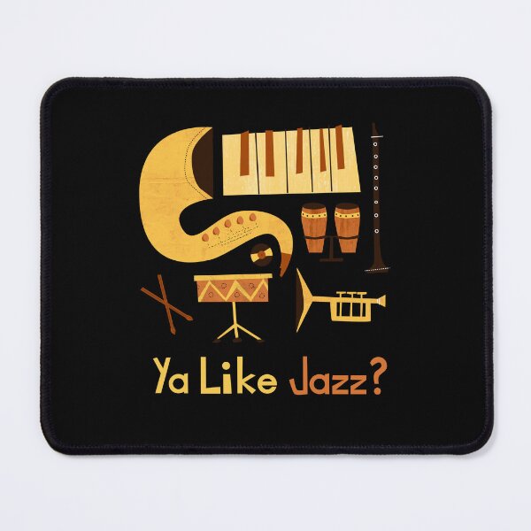 Item preview, Ya like jazz? Retro Jazz Band Instruments Music Vintage Design designed and sold by Amir Abou-Roumié.