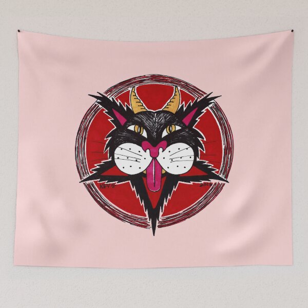Item preview, Devil Cat - Art By Kev G designed and sold by ArtByKevG.