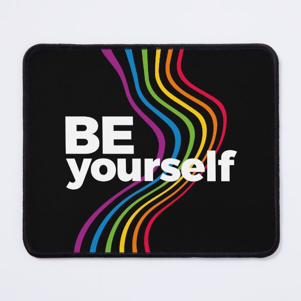 Item preview, Be yourself rainbow LGBT flag pride month designed and sold by retrippy.