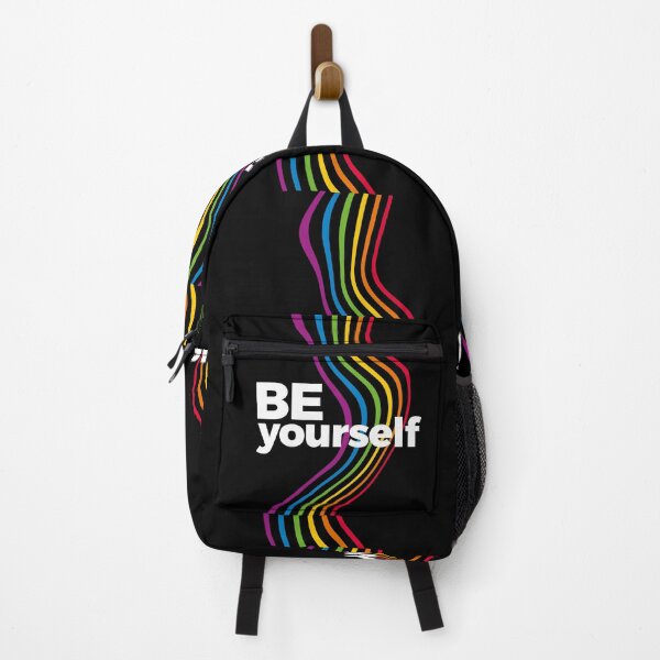 Item preview, Be yourself rainbow LGBT flag pride month designed and sold by retrippy.