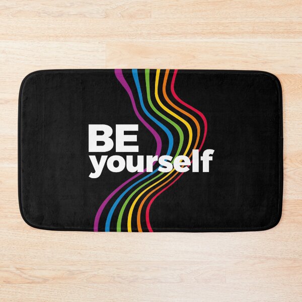 Item preview, Be yourself rainbow LGBT flag pride month designed and sold by retrippy.