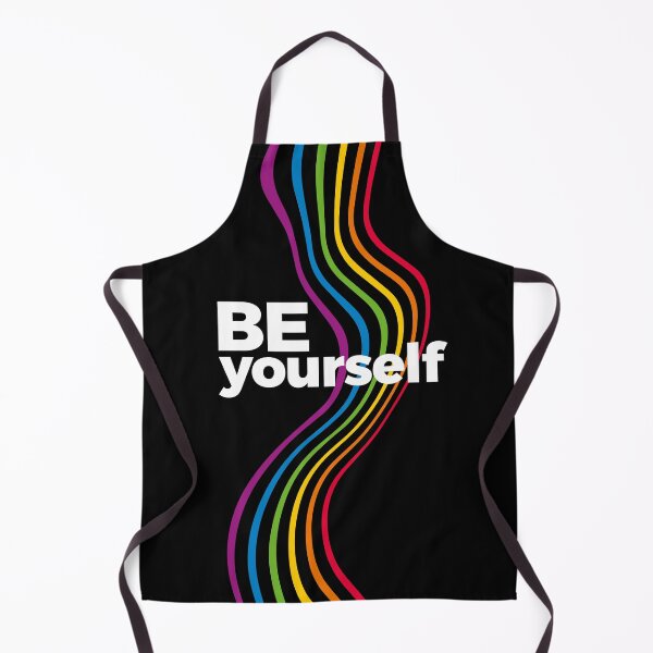 Item preview, Be yourself rainbow LGBT flag pride month designed and sold by retrippy.