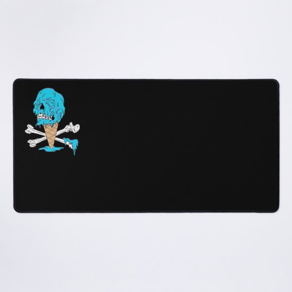 Item preview, Blue Ice Cream Melting Skull designed and sold by BlackSheepEllis.