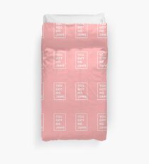 BTS/Bangtan Sonyeondan - You Got No Jams (Pink) Duvet Cover