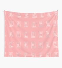 BTS / Bangtan Sonyeondan - Du hast keine Marmeladen (Pink) Wandbehang