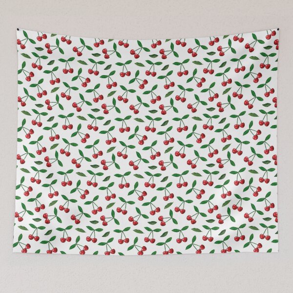 Item preview, Cherry Pattern. Watercolor drawing. designed and sold by Trilisti.