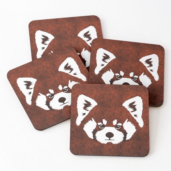 Item preview, Textured Red Panda designed and sold by GeoCreate.