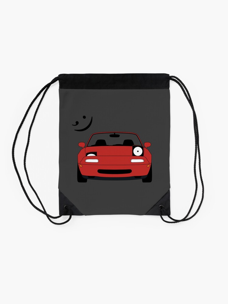 Alternate view of Miata ;) Drawstring Bag
