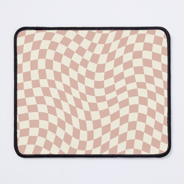 Item preview,  Wavy Mauve Pink Checks designed and sold by CaseyCara.