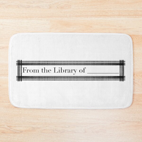 Item preview, From the Library Of...  designed and sold by Xernition.