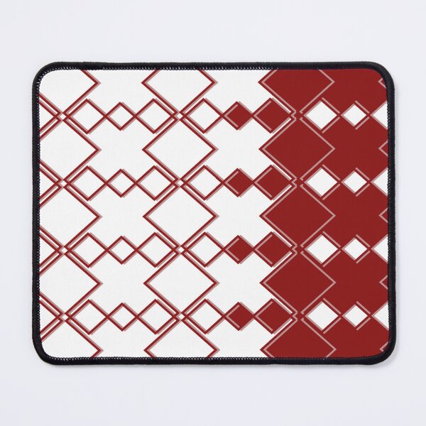 Item preview, Geometric square pattern red designed and sold by TipTopTapo.