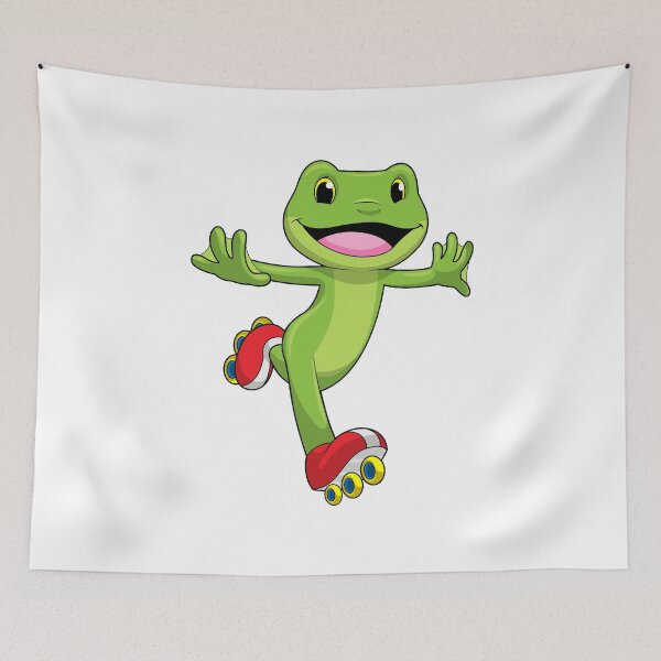 Item preview, Frog as Inline skater with Roller skates designed and sold by Snabdesign84.