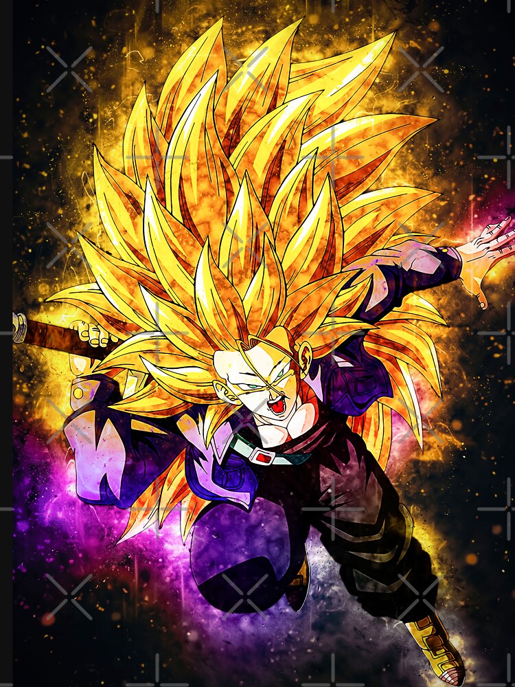 Trunks Super Saiyan 3  Dragon ball super manga, Dragon ball, Dragon ball  art