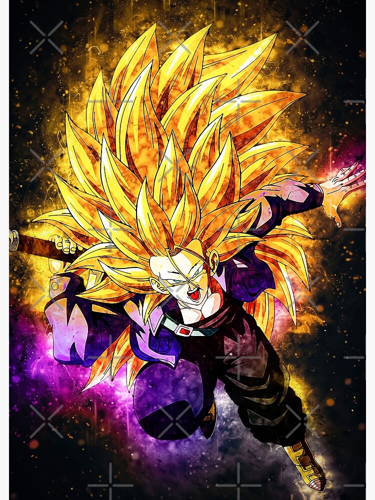 Future Trunks Dragon Ball Fine Art Anime Poster for Sale by