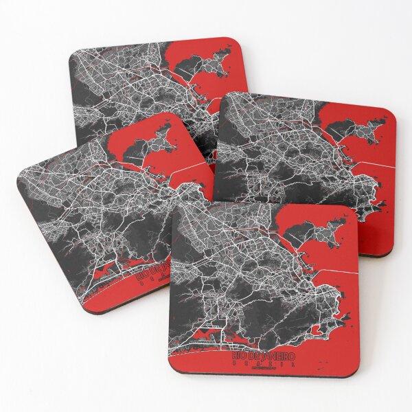 Item preview, Rio de Janeiro City Map of Brazil - Oriental designed and sold by deMAP.