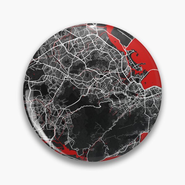Item preview, Rio de Janeiro City Map of Brazil - Oriental designed and sold by deMAP.