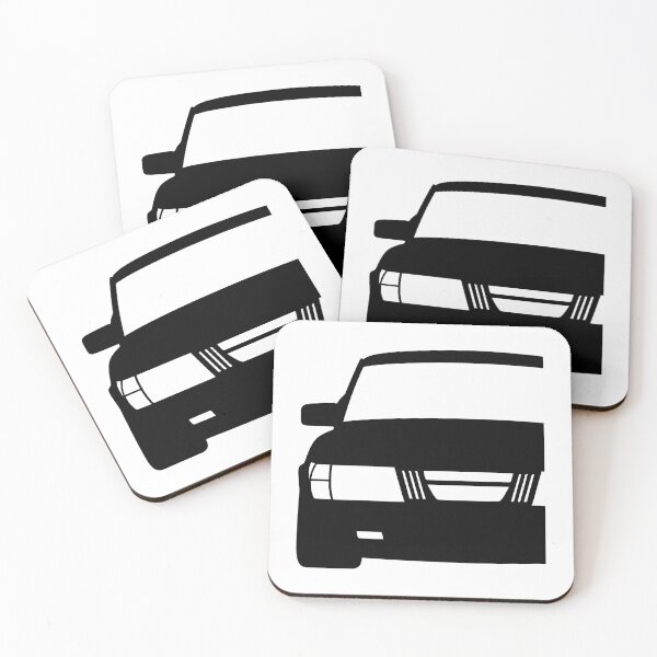 Item preview, Saab 900 1978-1983 black silhouette designed and sold by EdimDesign.