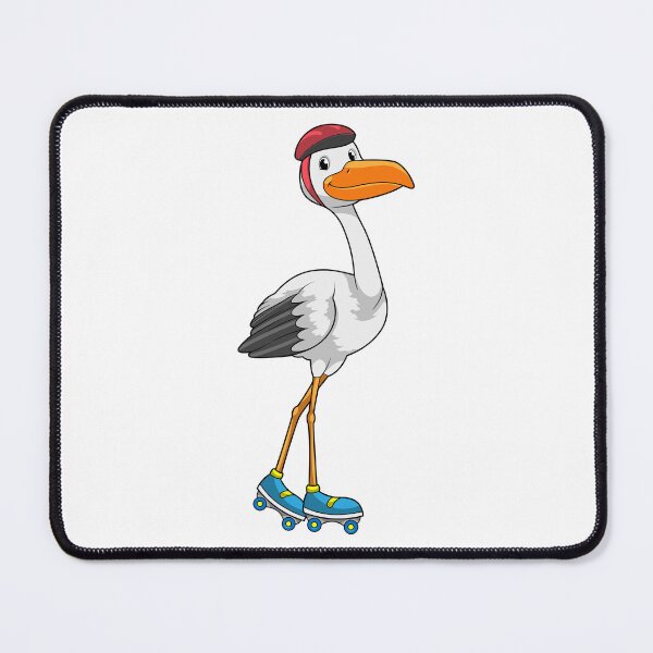 Item preview, Stork as Inline skater with Roller skates designed and sold by Snabdesign84.