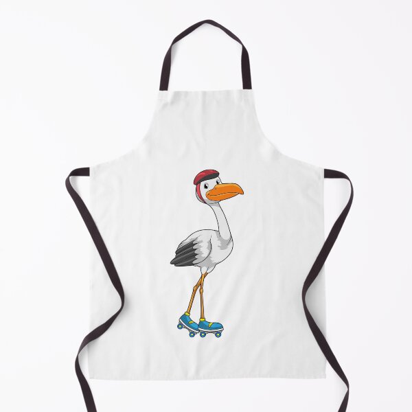 Item preview, Stork as Inline skater with Roller skates designed and sold by Snabdesign84.