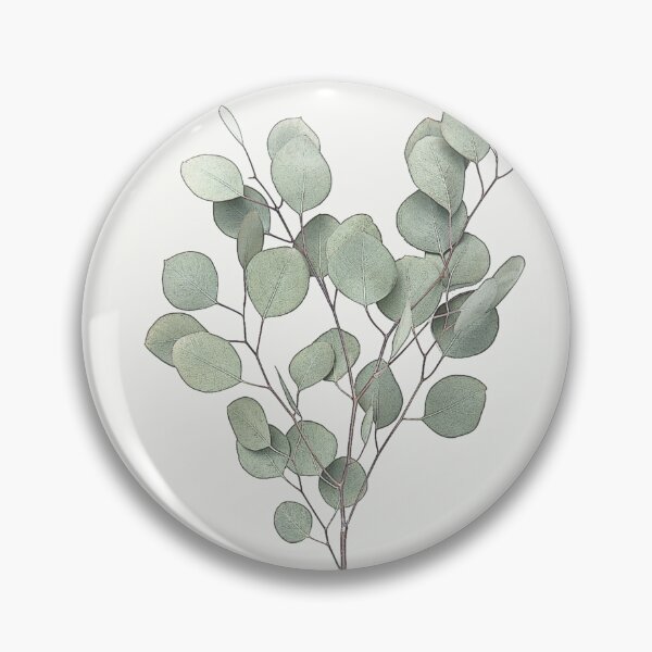 Item preview, Eucalyptus Leaves Botanical Drawing, Plant Greenery Farmhouse Design designed and sold by Olverh Design Studio.