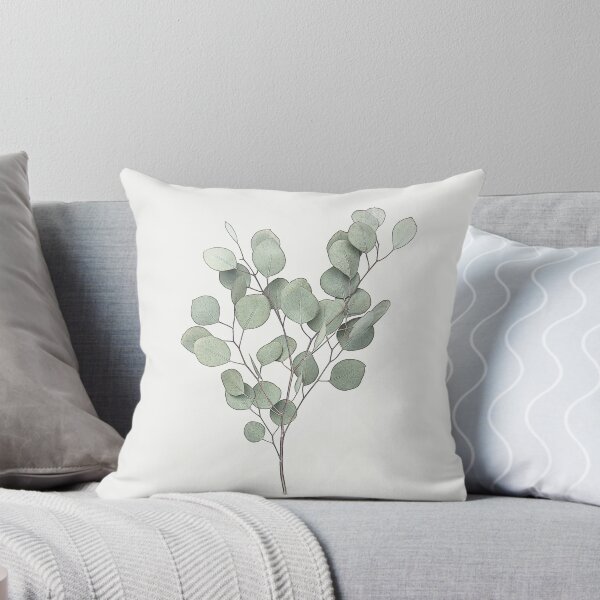 Item preview, Eucalyptus Leaves Botanical Drawing, Plant Greenery Farmhouse Design designed and sold by Olverh Design Studio.