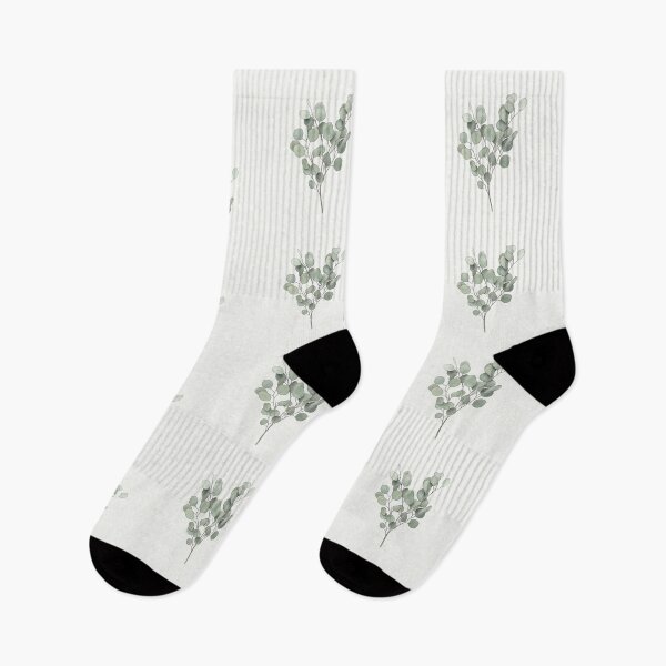 Item preview, Eucalyptus Leaves Botanical Drawing, Plant Greenery Farmhouse Design designed and sold by Olverh Design Studio.