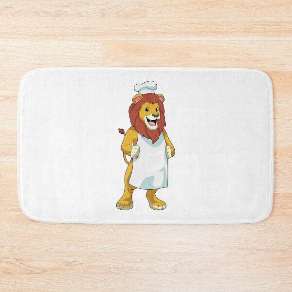 Item preview, Lion as Cook with Chef hat & Cooking apron designed and sold by Snabdesign84.