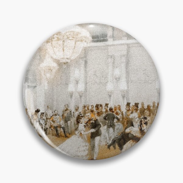 Item preview, 19th century painting of the ballroom at the Winter Palace, Russia by Mihaly Zichy designed and sold by apopofbeauty.